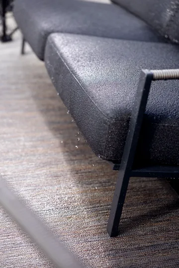 Sofa Naos - Czarny-teddy black, 2,5-miejscowa - Brafab