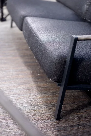 Sofa Naos - Czarny-teddy black, 2,5-miejscowa - Brafab