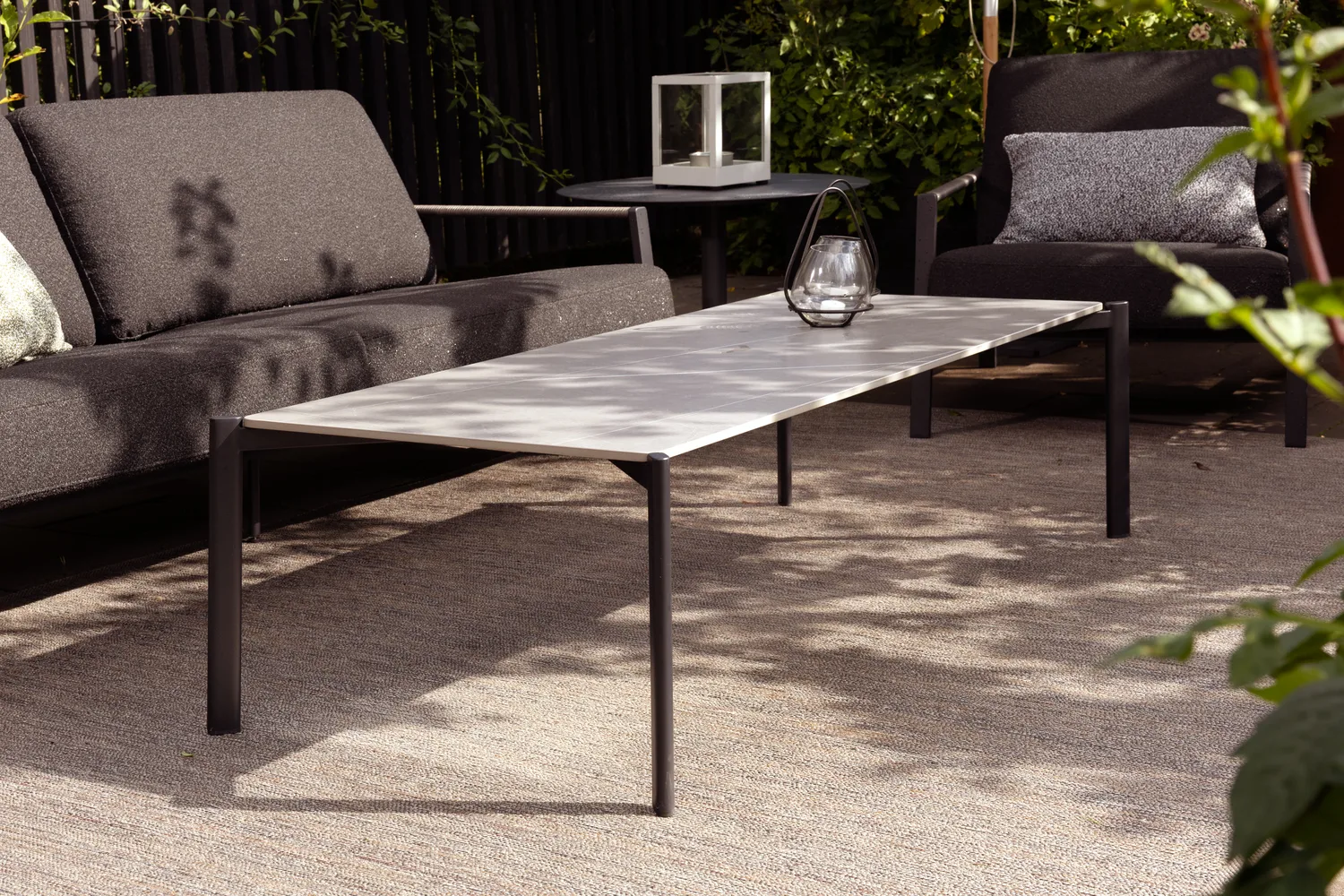 Sofa Naos, Czarny-teddy black, 2,5-miejscowa Brafab