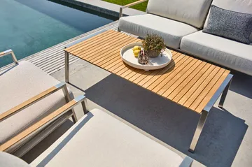 Sofa Naos - Stainless steel-dot beige, 2,5-miejscowa - Brafab