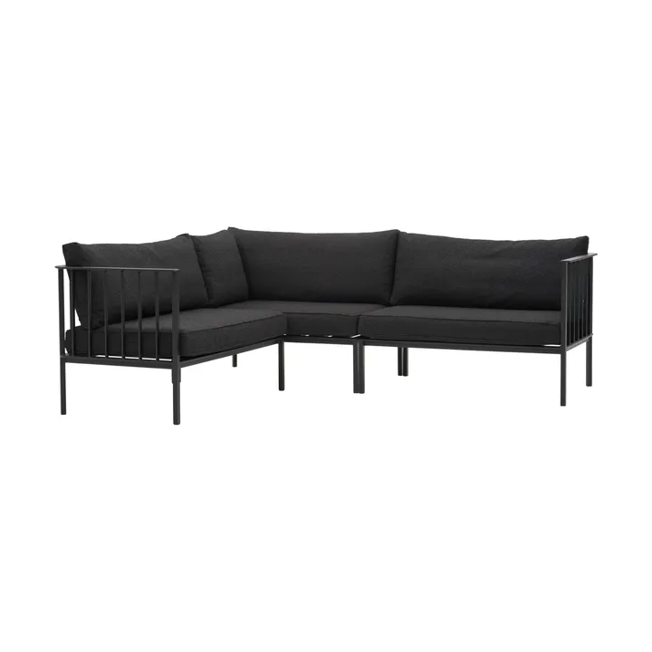Sofa narożna Upper - Czarny-teddy black - Brafab