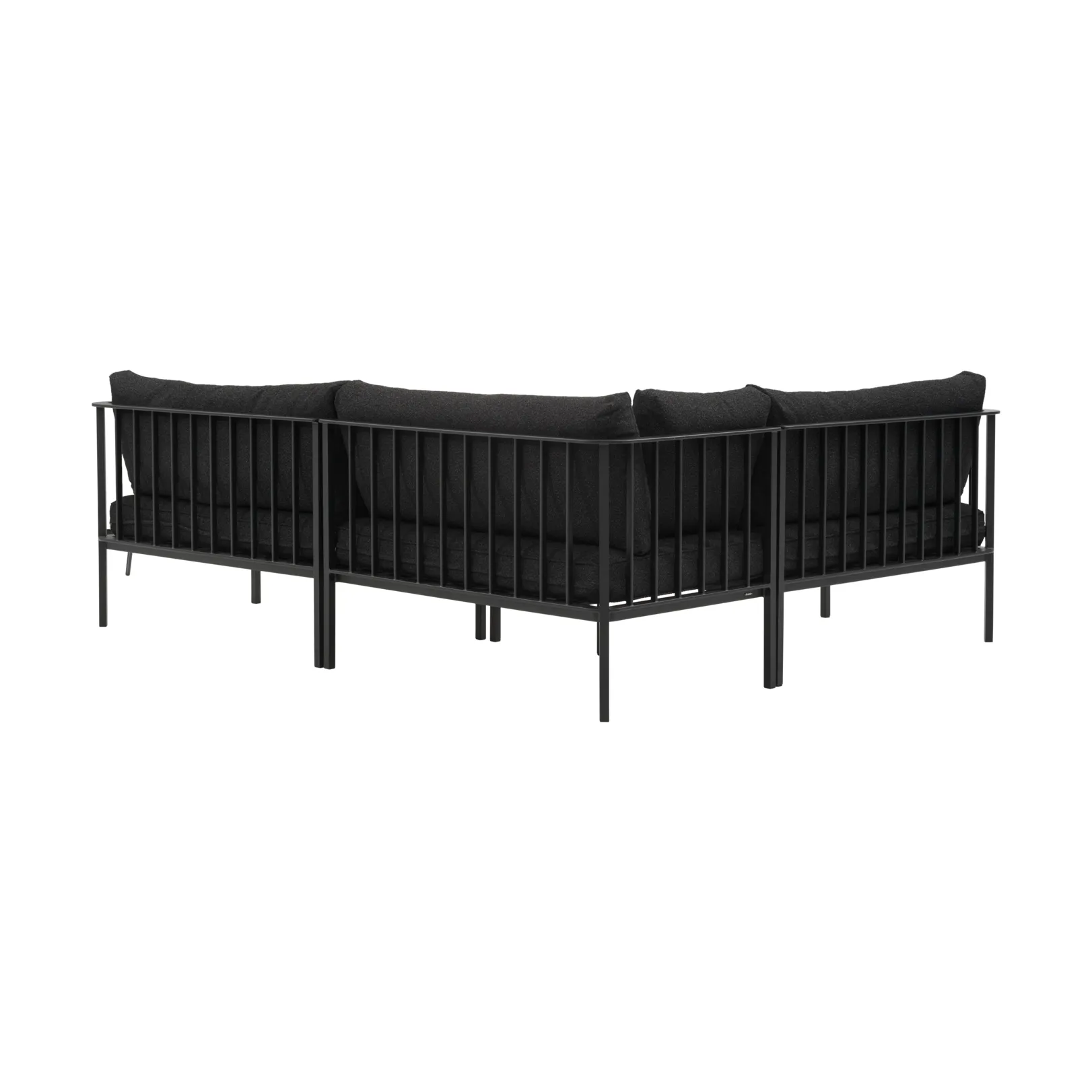 Sofa narożna Upper, Czarny-teddy black Brafab