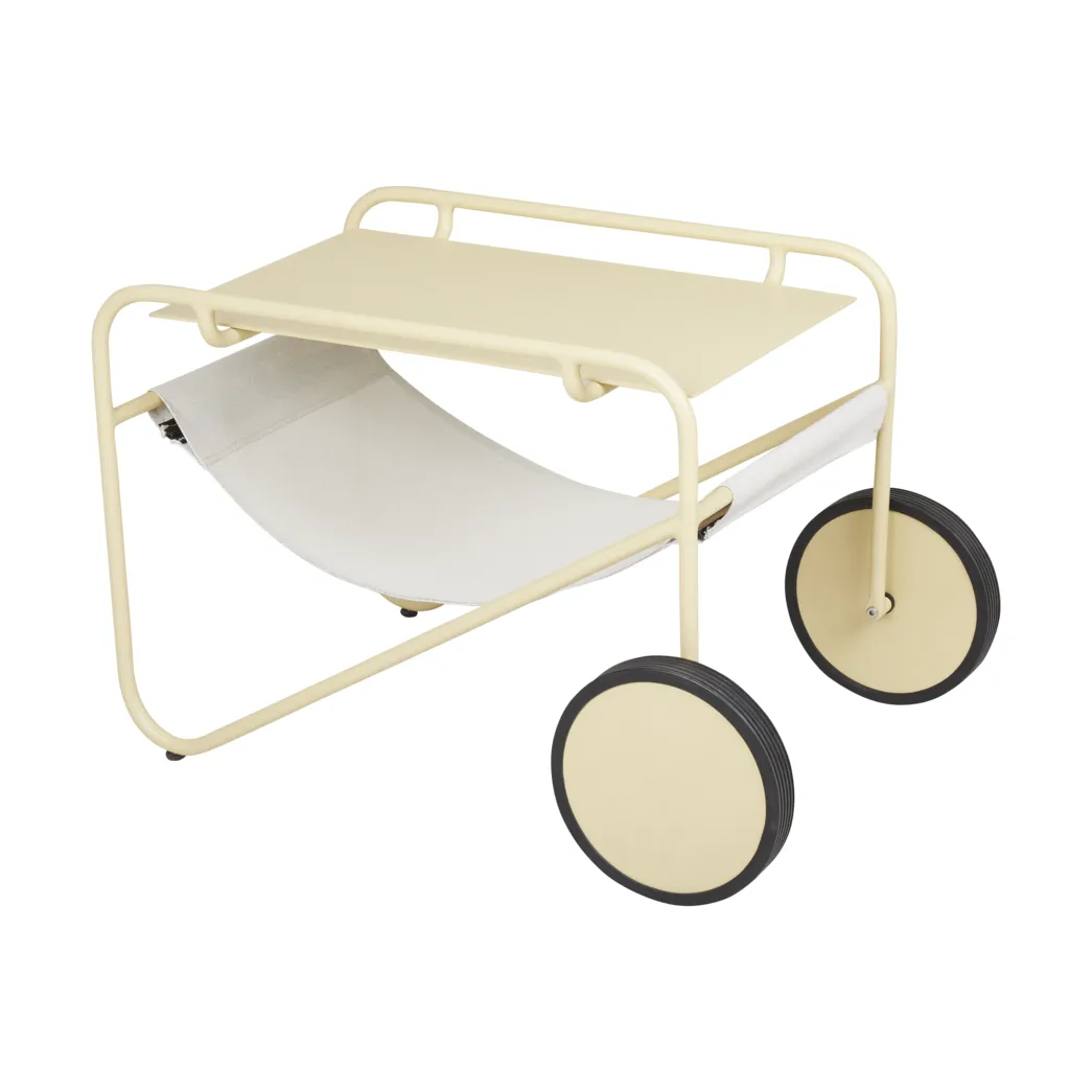 Stolik boczny Poul Table, Lemon-off white, 72x44 cm Brafab