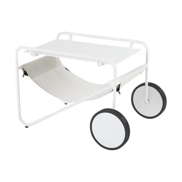 Stolik boczny Poul Table - White-off white, 72x44 cm - Brafab