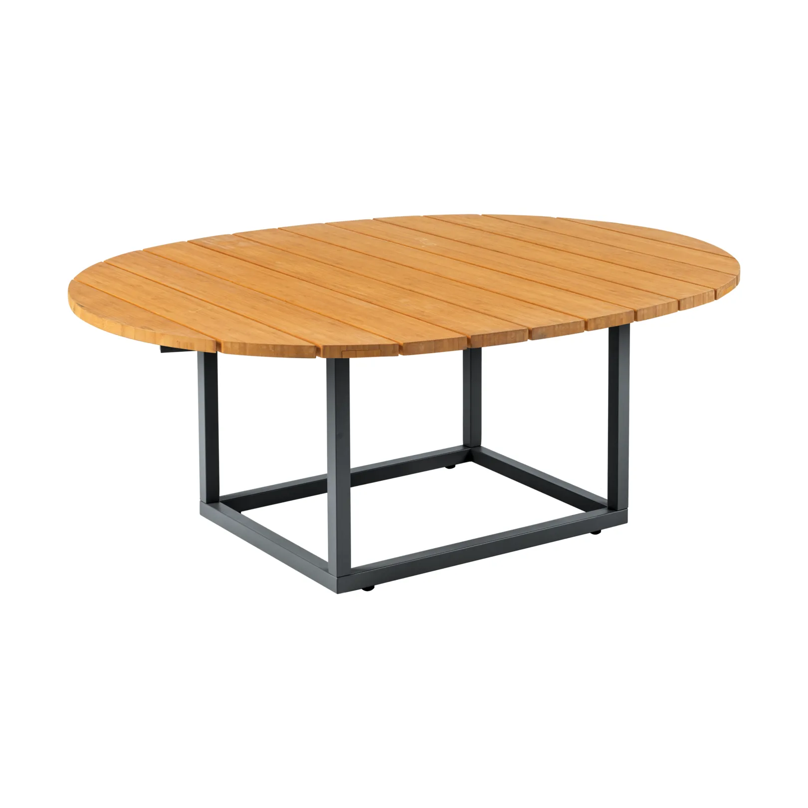 Stolik kawowy Olive, Antracyt-bambus, 110x80 cm Brafab