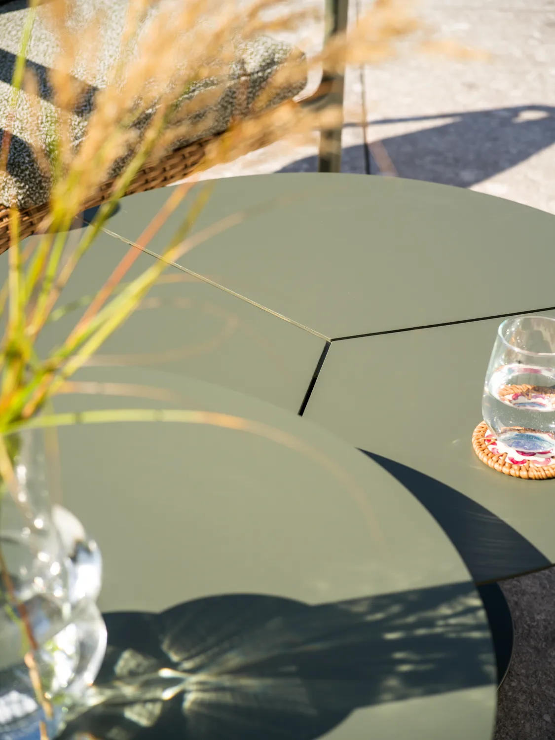 Stolik kawowy Peace, Nordic green, Ø80x46 cm Brafab