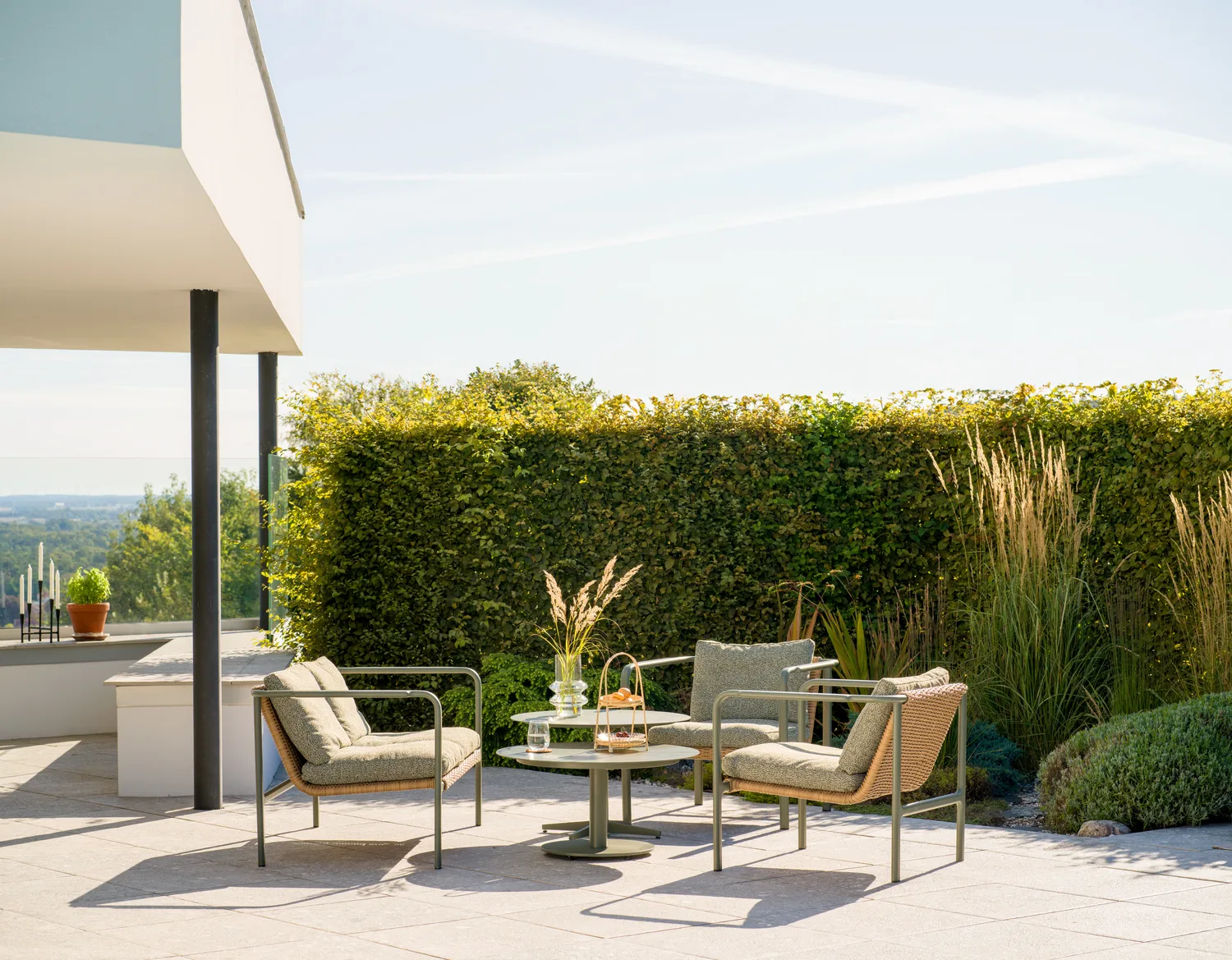 Stolik kawowy Peace, Nordic green, Ø80x46 cm Brafab