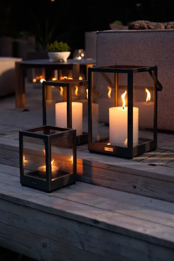 Świecznik Belfort - Czarny, 28 cm - Brafab