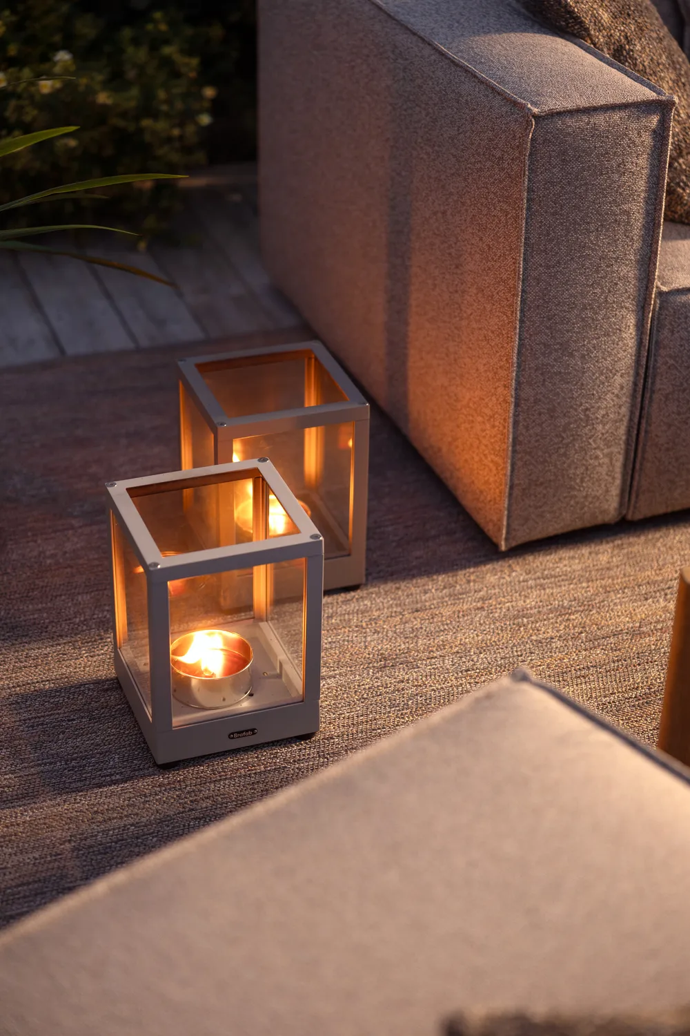 Świecznik Belfort, Khaki, 28 cm Brafab