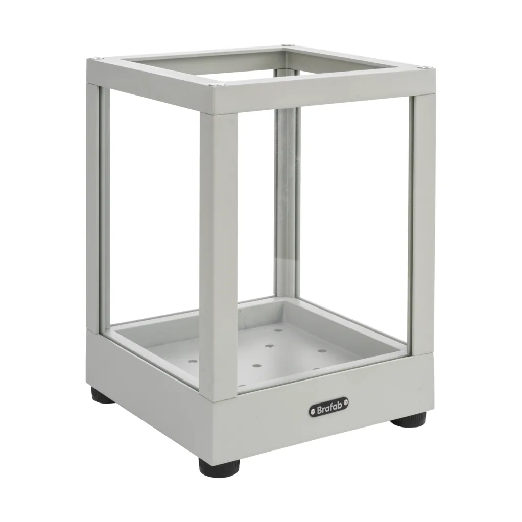 Świecznik Belfort, Light grey, 28 cm Brafab