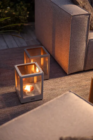 Świecznik Belfort - Light grey, 28 cm - Brafab