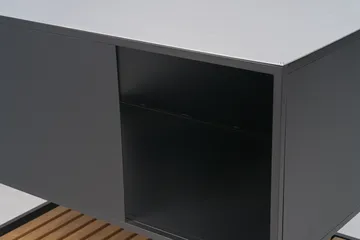 Szafka dolna Prep do kuchni modułowej 110x90x70 cm - Czarny - Brafab