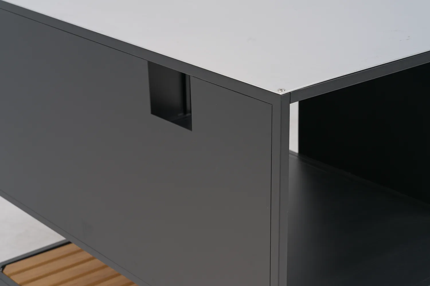 Szafka dolna Prep do kuchni modułowej 110x90x70 cm, Czarny Brafab