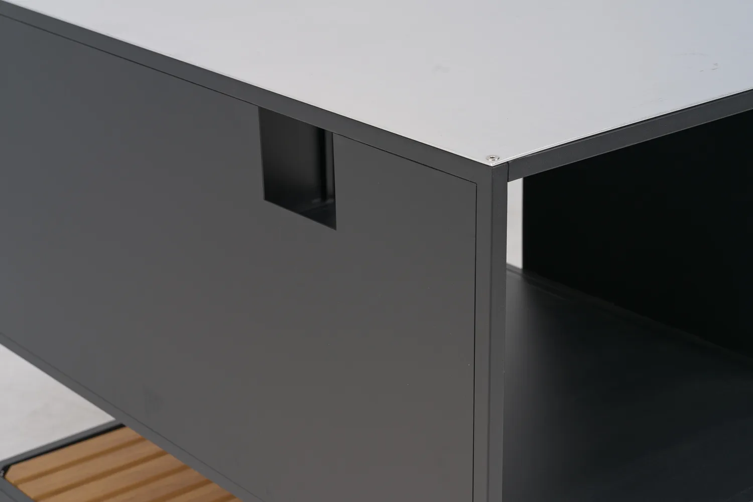 Szafka dolna Prep do kuchni modułowej 110x90x70 cm, Czarny Brafab