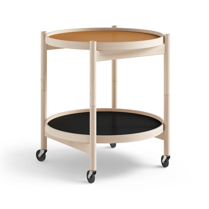 Bølling Tray Table model 50 stół obrotowy - clay, nieobrobionego drewna bukowego - Brdr. Krüger