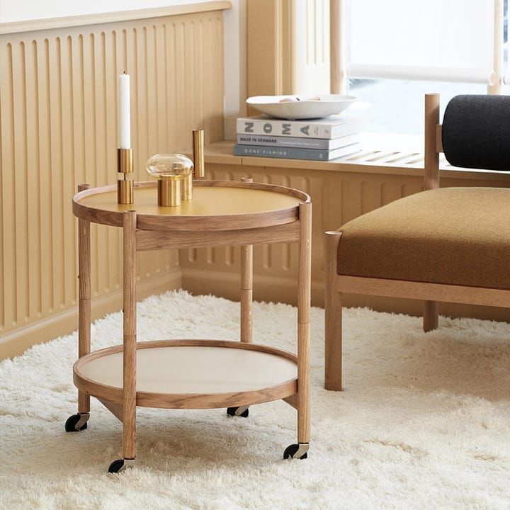 Bølling Tray Table model 50 stół obrotowy, dąb wędzony, dąb wędzony olejowany Brdr. Krüger