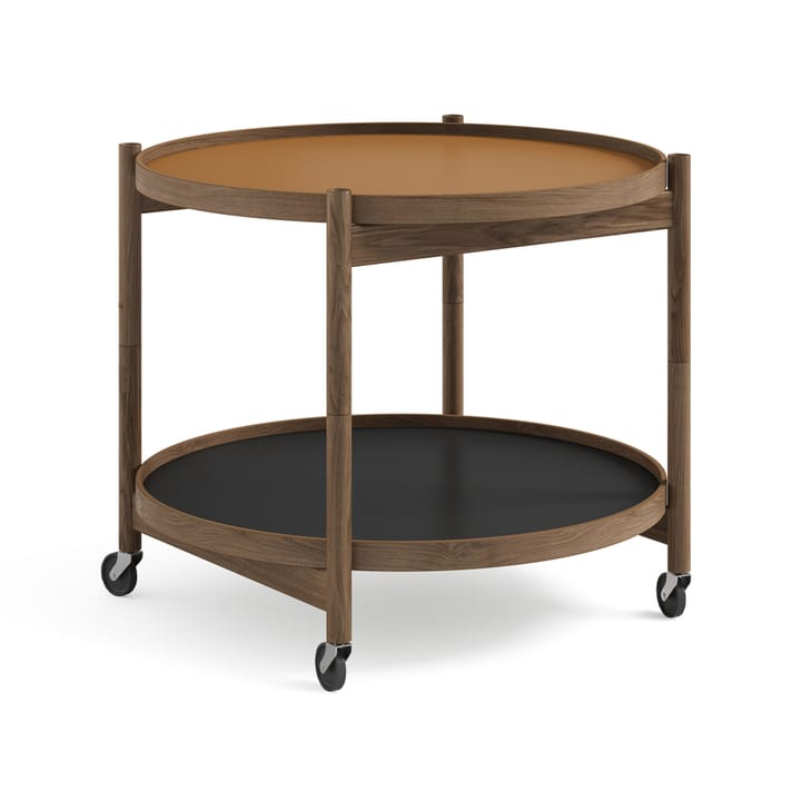 Bølling Tray Table model 60 stół obrotowy - clay, stojak z dębu wędzonego olejowanego - Brdr. Krüger