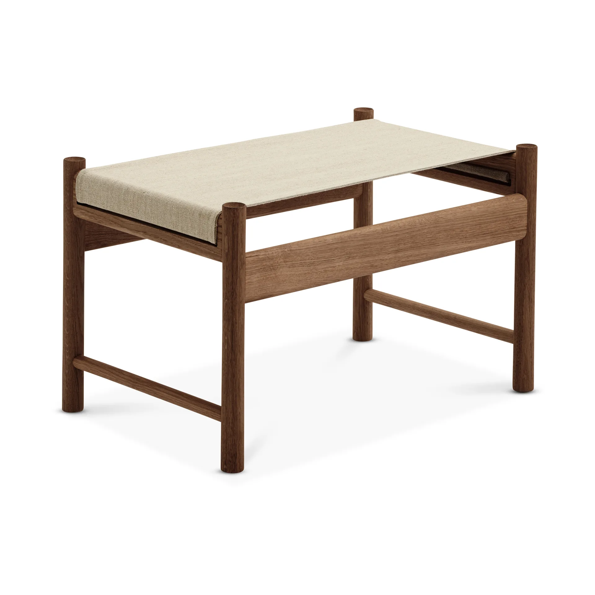 HB stołek, Dąb wędzony- canvas Brdr. Krüger