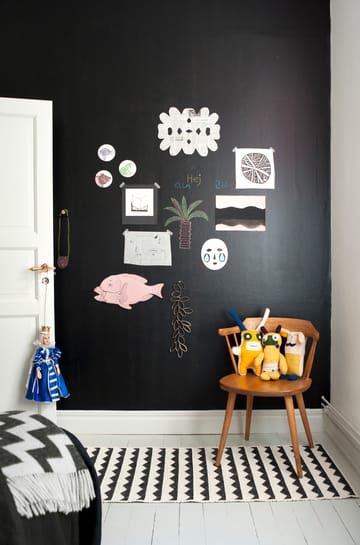Dywan Gittan czarny - 70 x 100 cm - Brita Sweden