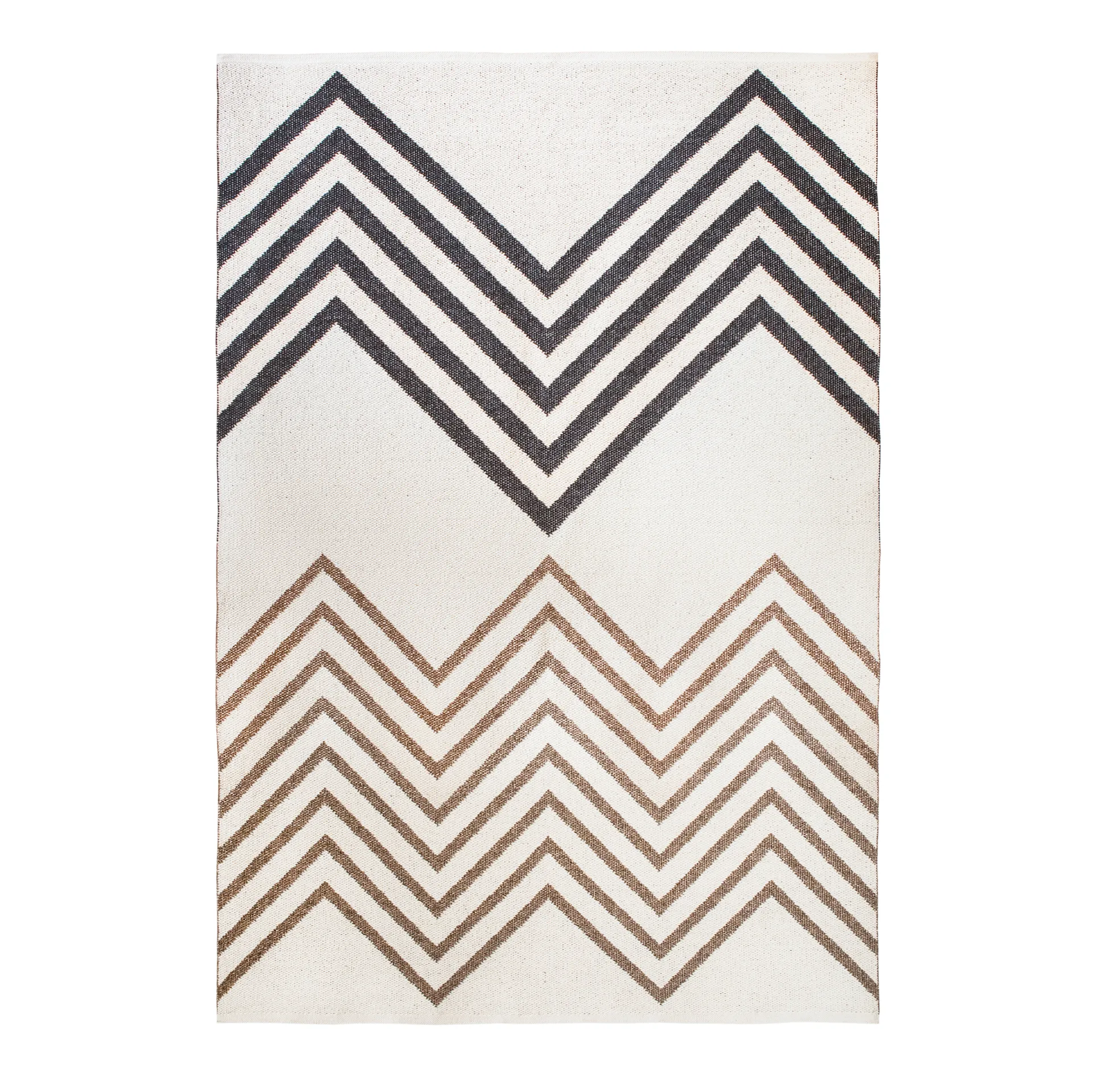 Dywan z tworzywa sztucznego Sapmi 170x250 cm, sparkle (czarny, miedziany) Brita Sweden