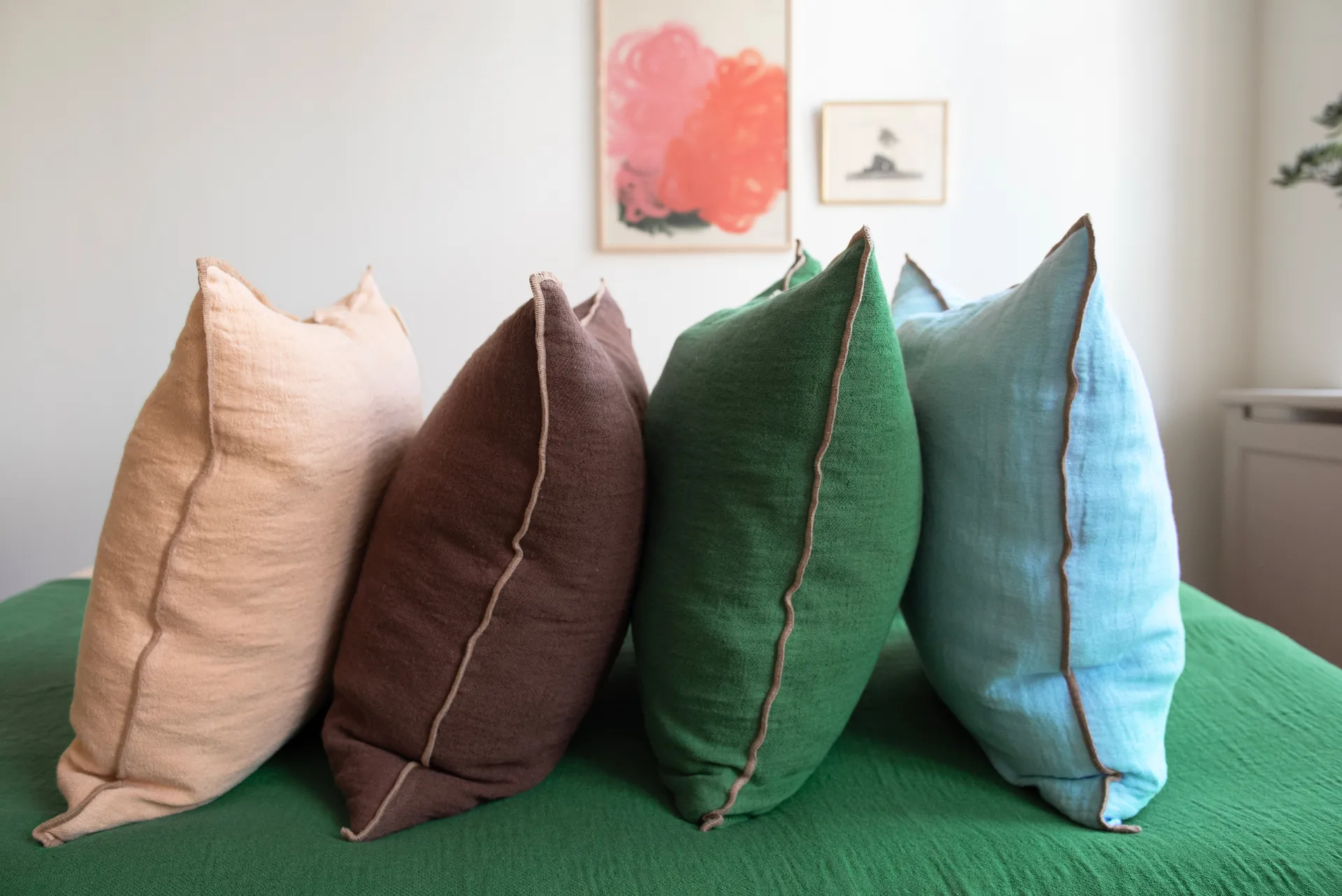 Evy poszewka, Brown, 50x50 cm Brita Sweden