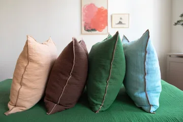 Evy poszewka - Brown, 50x50 cm - Brita Sweden