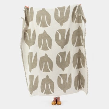 Koc wełniany Early bird 130x170 cm - Olive - Brita Sweden