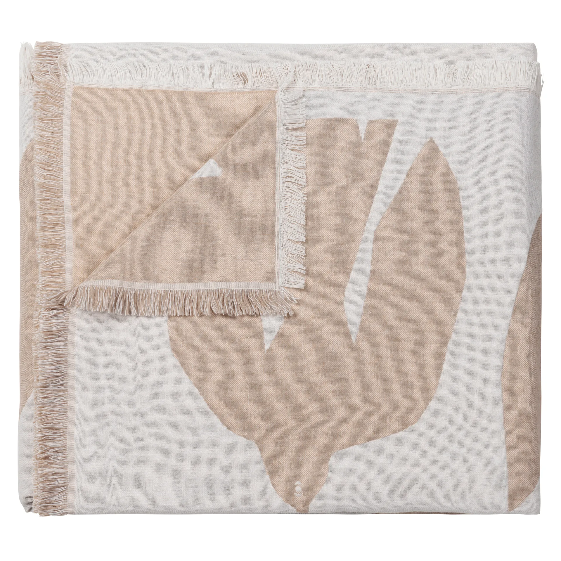 Koc wełniany Early bird 130x170 cm, Piaskowy Brita Sweden