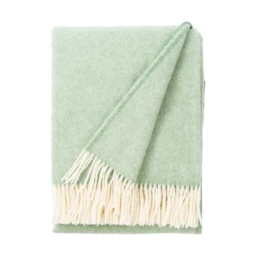 Koc wełniany Mono 170x130 cm - Grass - Brita Sweden