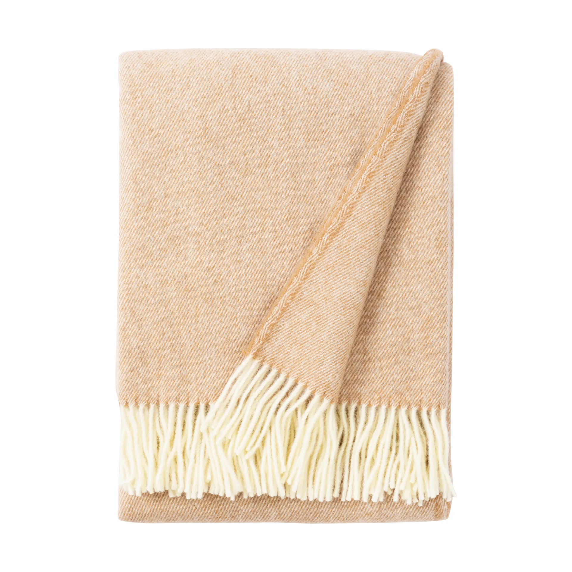 Koc wełniany Mono 170x130 cm, Sand Brita Sweden