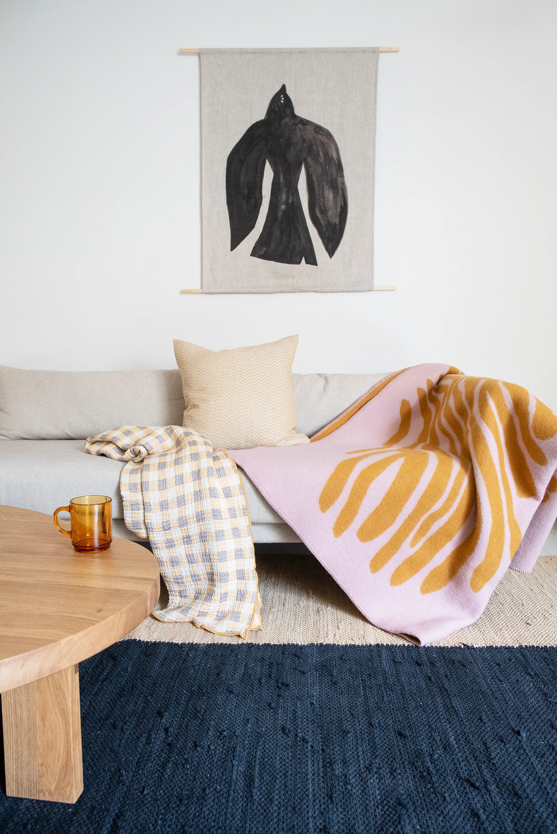 Pine koc, Pink, 180x130 cm Brita Sweden