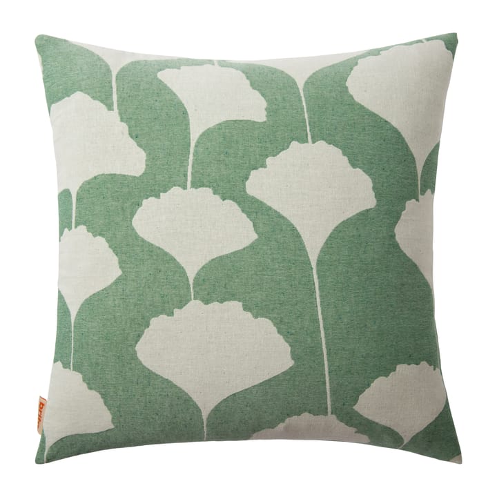Poszewka na poduszkę Ginko 50x50 cm - Zielono-biały (Emerald) - Brita Sweden