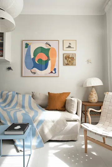 Pugh koc  - Blue, 200x130 cm - Brita Sweden