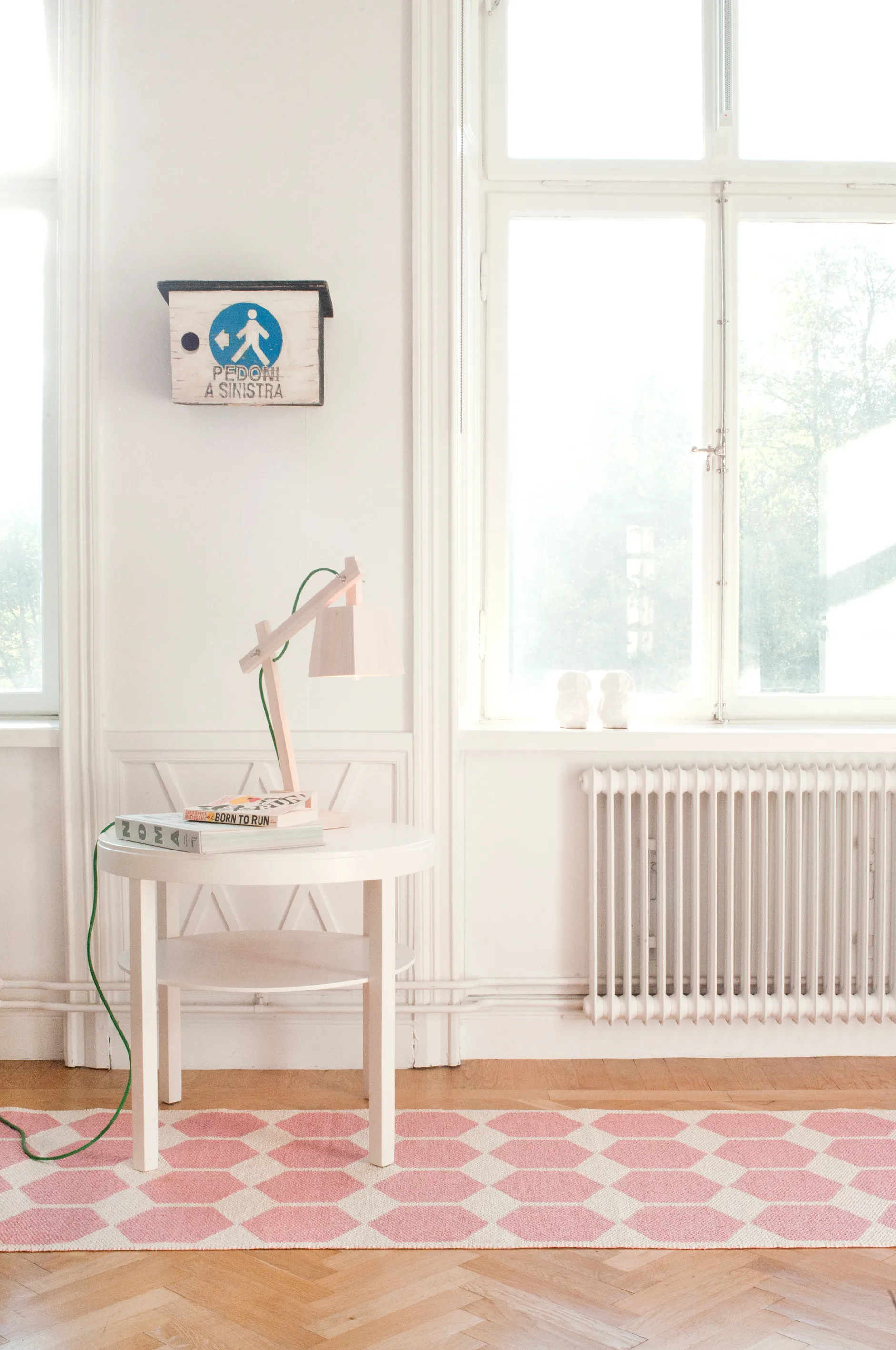 Różowy dywan Anny, 70 x 200 cm Brita Sweden