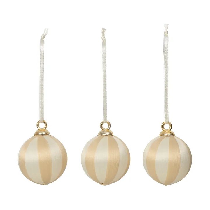 Bombka Joy - Off White-Beżowy - Broste Copenhagen