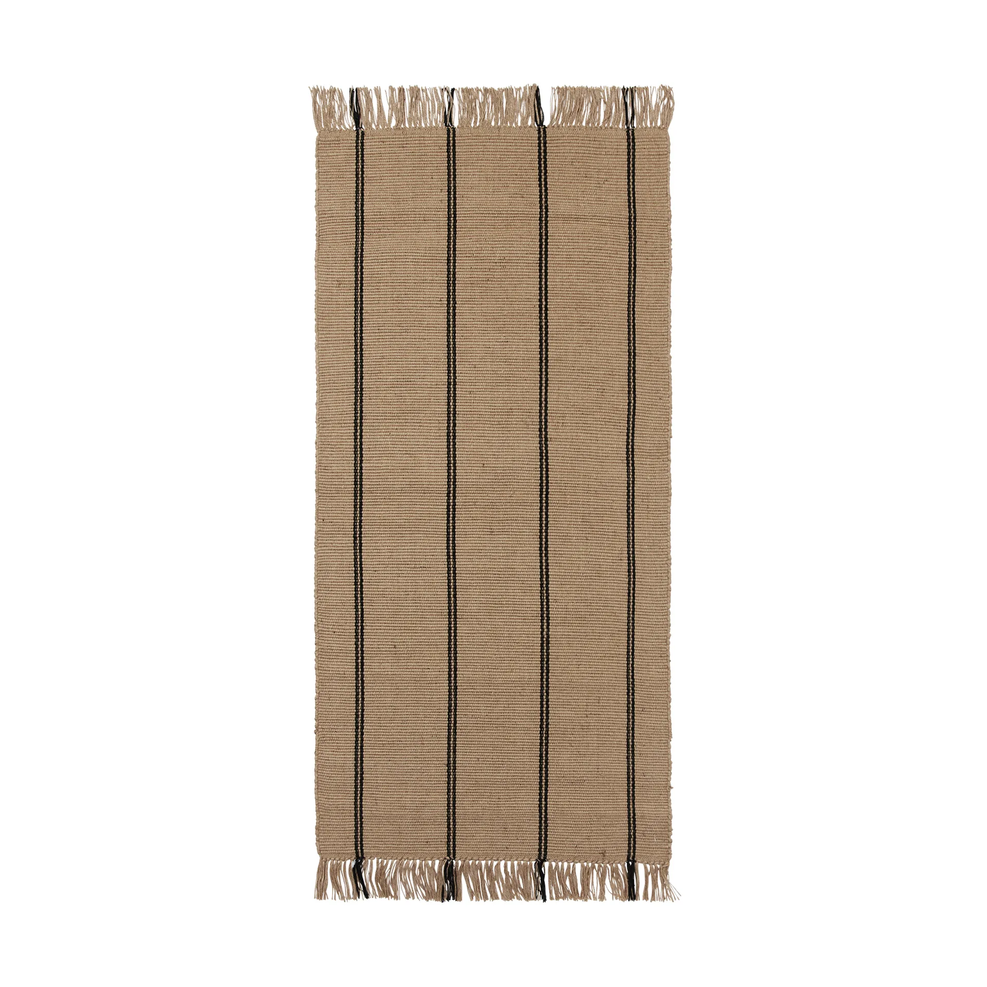 Chodnik Yuki, Black-natural, 70x140 cm Broste Copenhagen