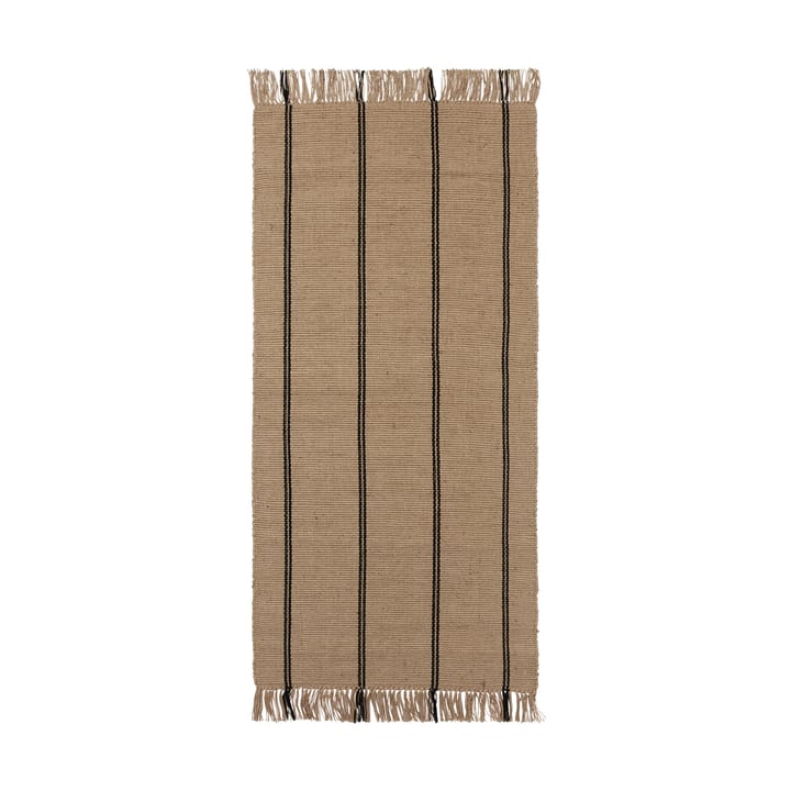 Chodnik Yuki, Black-natural, 70x140 cm Broste Copenhagen