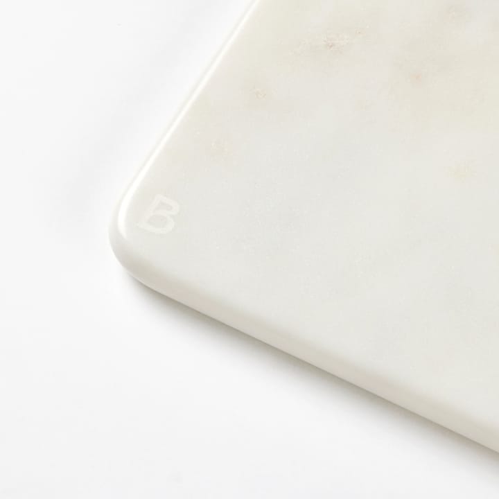 Deska do krojenia Olina, 14x17 cm - White marble - Broste Copenhagen