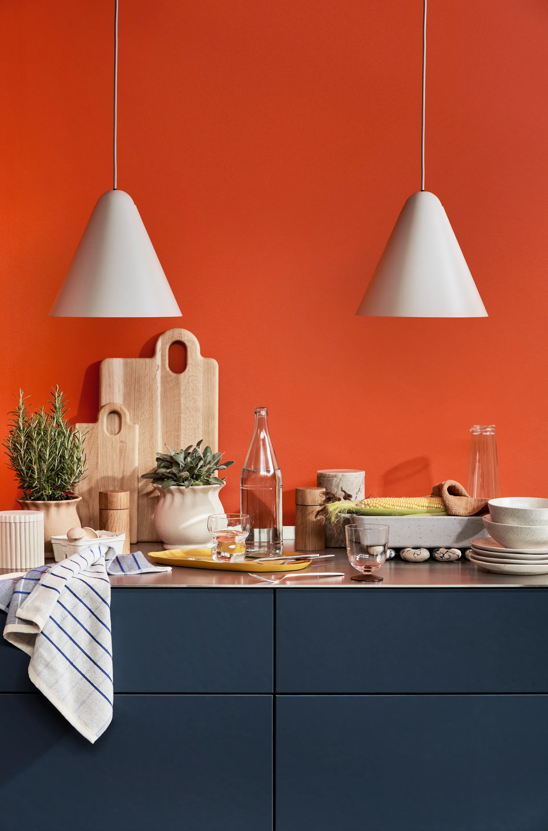 Deska do krojenia Olina 25x45,5 cm, Natural oiled Broste Copenhagen