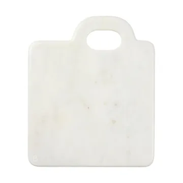 Deska do krojenia Olina 26x30 cm - White marble - Broste Copenhagen