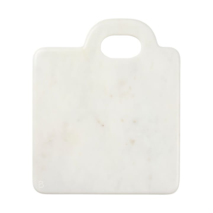 Deska do krojenia Olina 26x30 cm - White marble - Broste Copenhagen