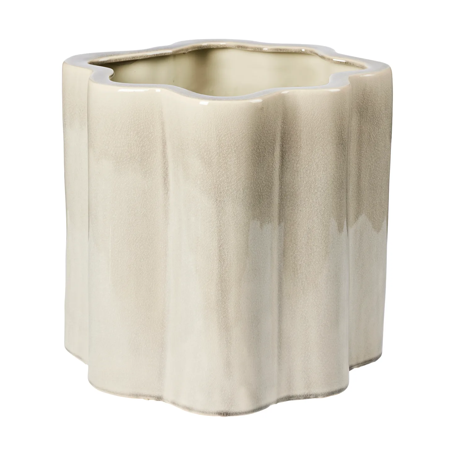 Doniczka Sonja 36 cm, Rainy Day Grey Broste Copenhagen