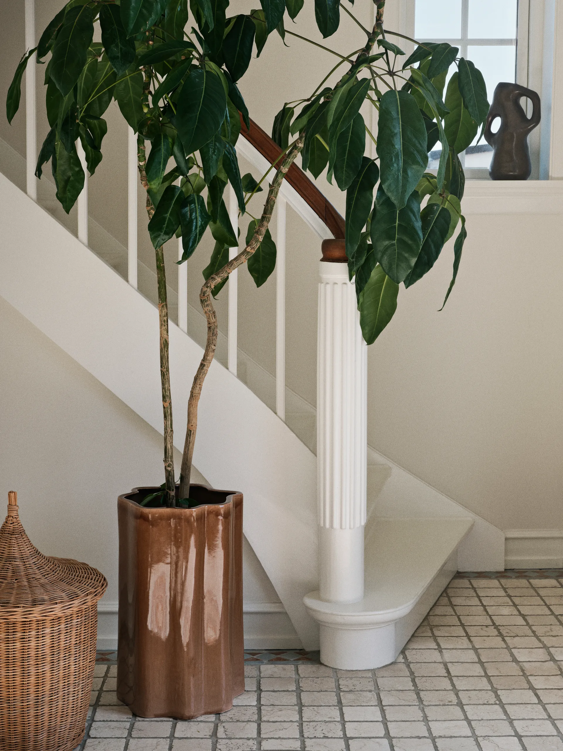 Doniczka Sonja 55 cm, Brown Broste Copenhagen