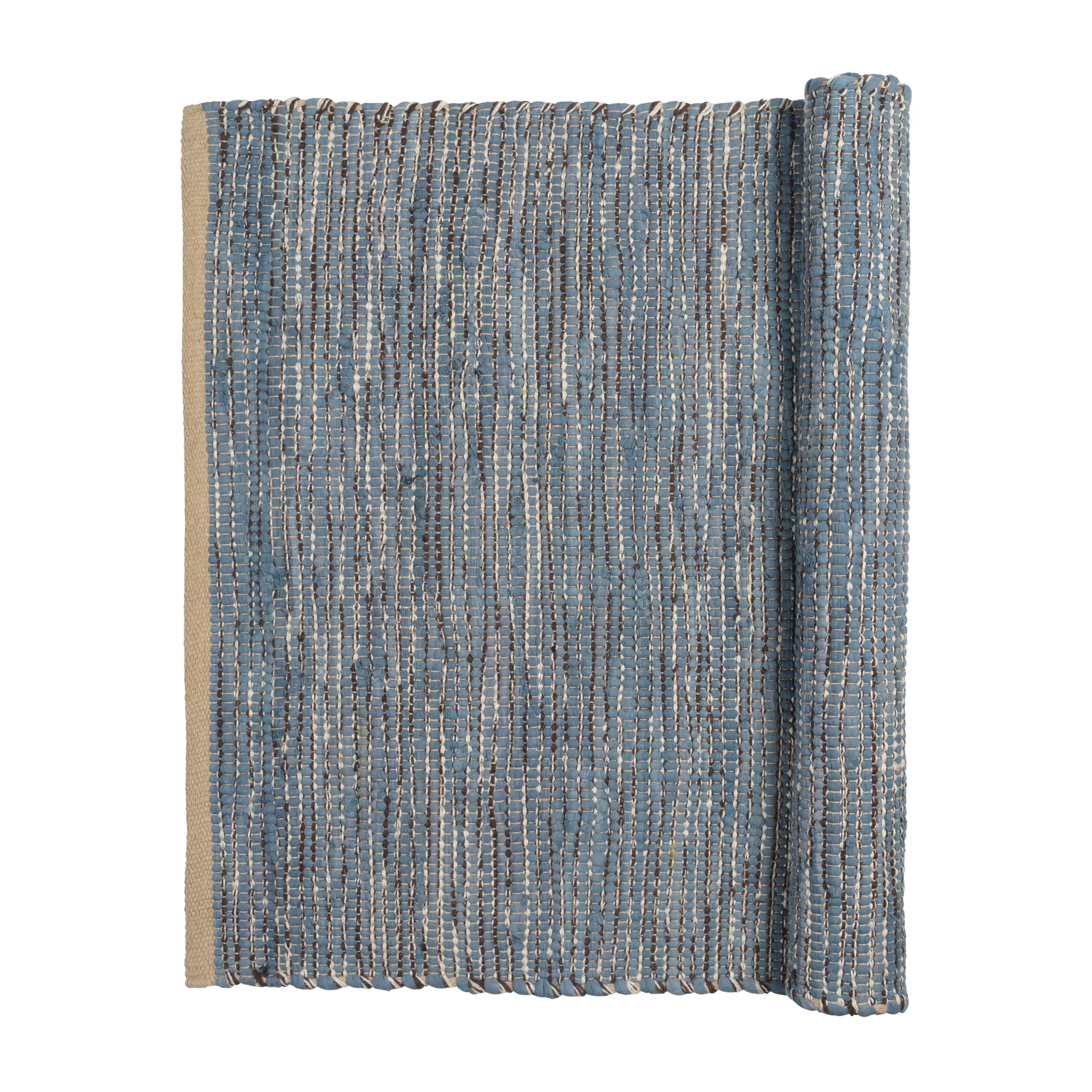 Dywan bawełniany Magda 60x90 cm, Flint stone blue Broste Copenhagen