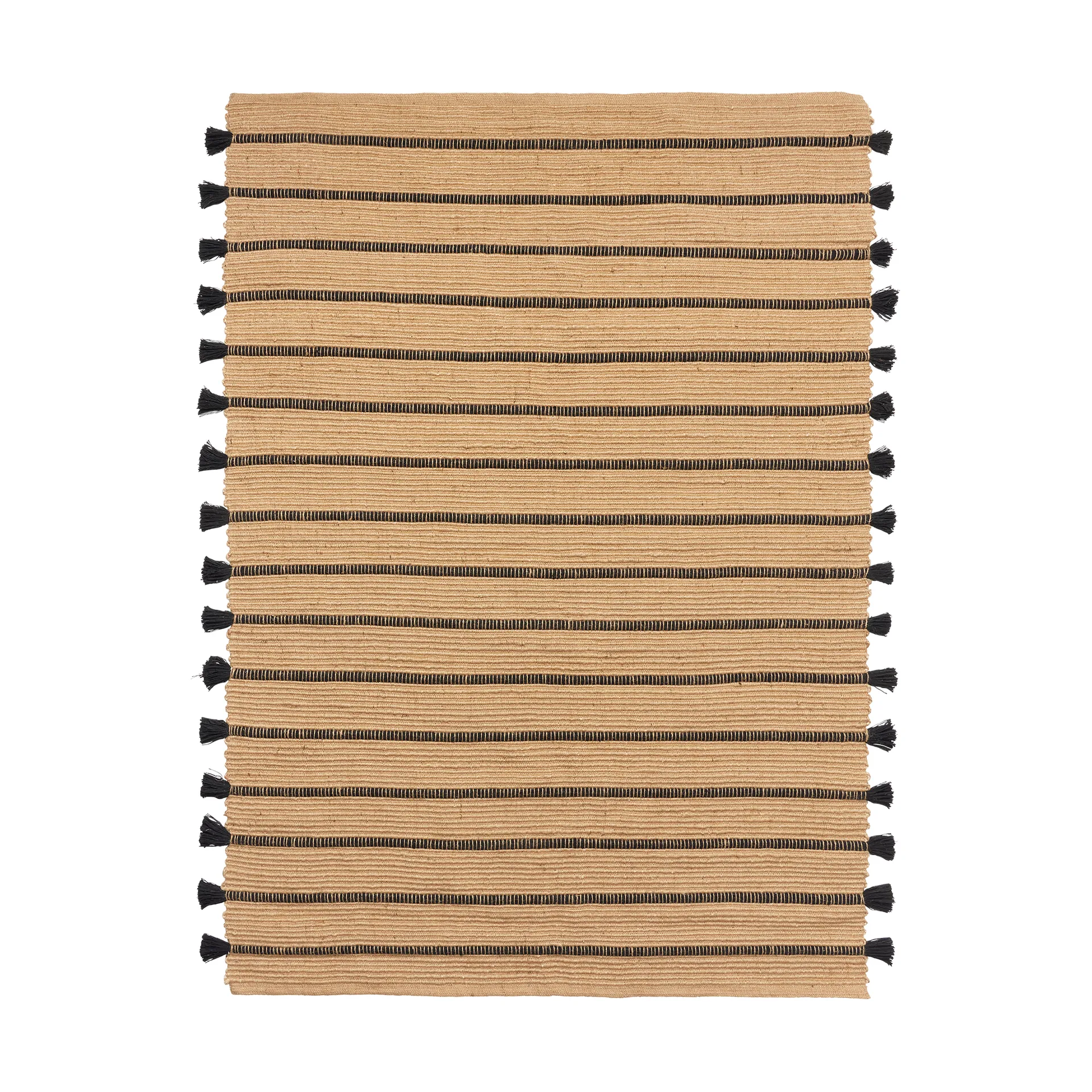 Dywan Ezra 140x200 cm, Naturalny czarny Broste Copenhagen