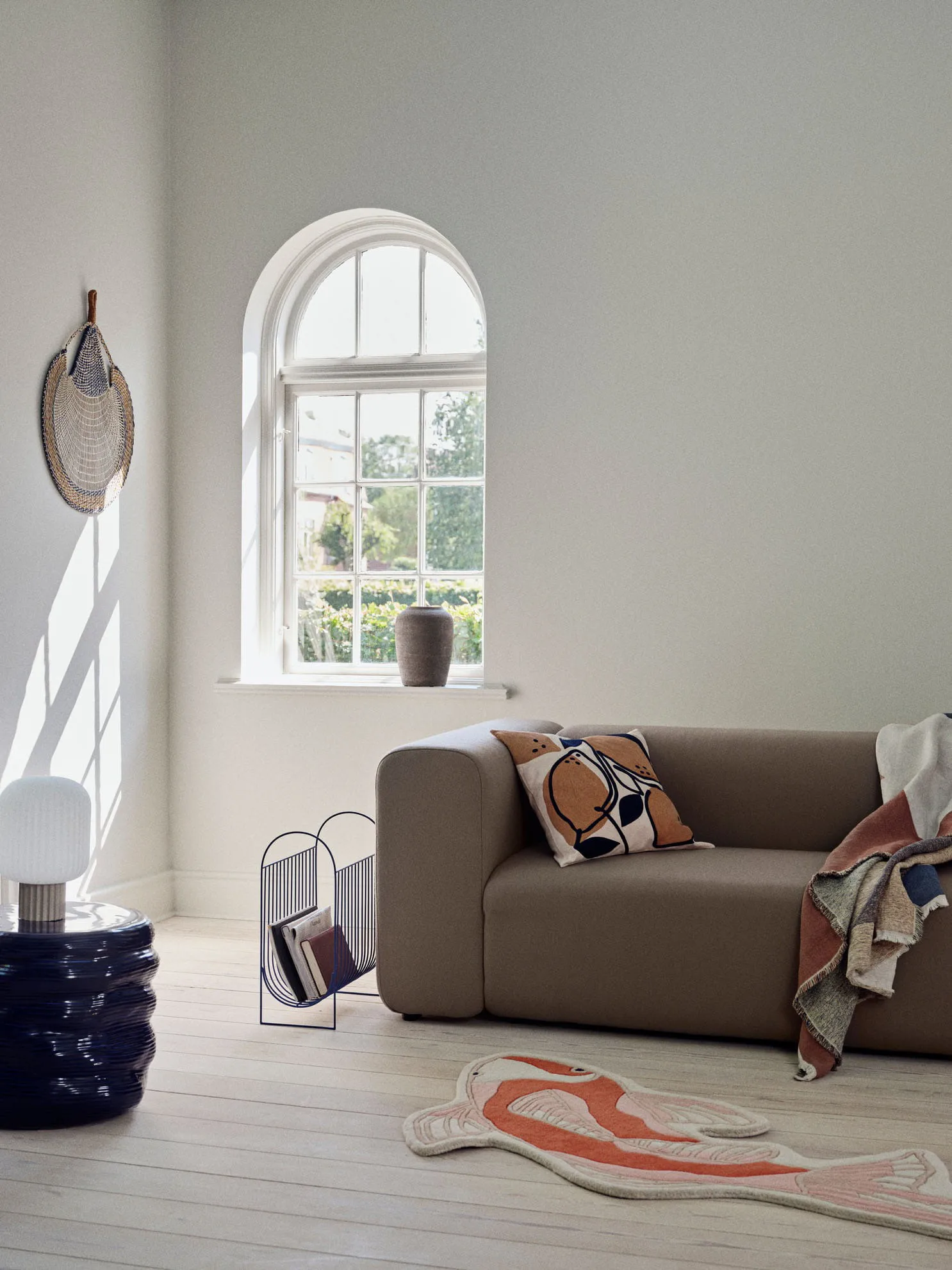 Dywan Koi 97x130 cm, Pumpkin orange Broste Copenhagen