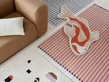 Dywan Koi 97x130 cm - Pumpkin orange - Broste Copenhagen