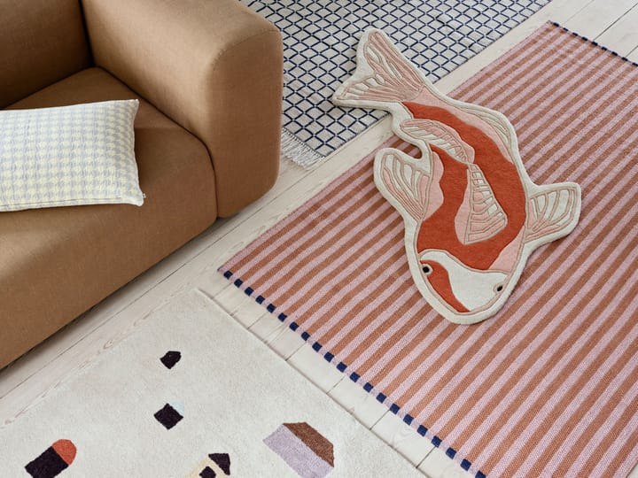 Dywan Koi 97x130 cm, Pumpkin orange Broste Copenhagen