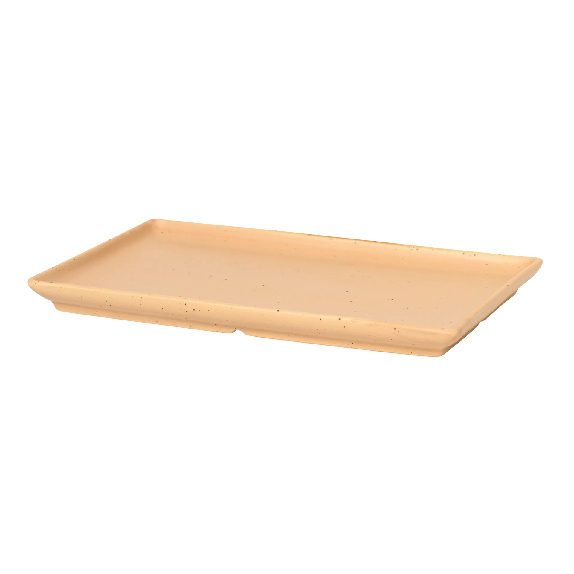 Eli talerz 12x20 cm, Matte light camel Broste Copenhagen