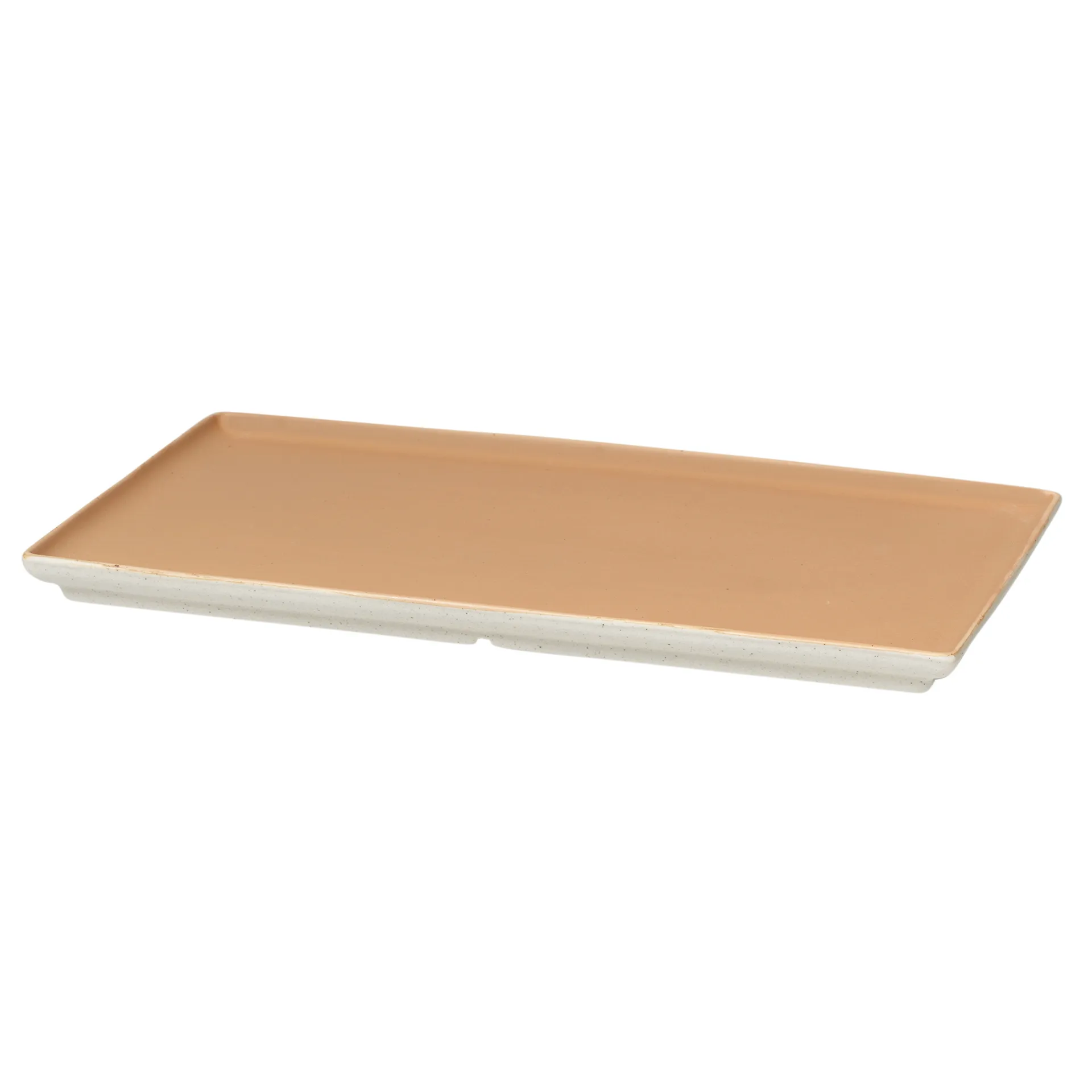 Eli talerz 15x26 cm, Matte soft light camel Broste Copenhagen